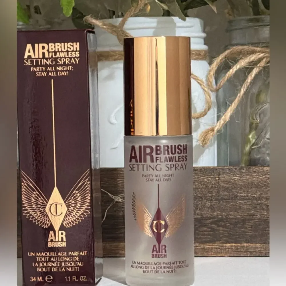 Charlotte Tilbury Airbrush Flawless Setting Spray 1.1 oz Travel Size NIB